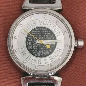 Louis Vuitton Silver and Black Smartwatch